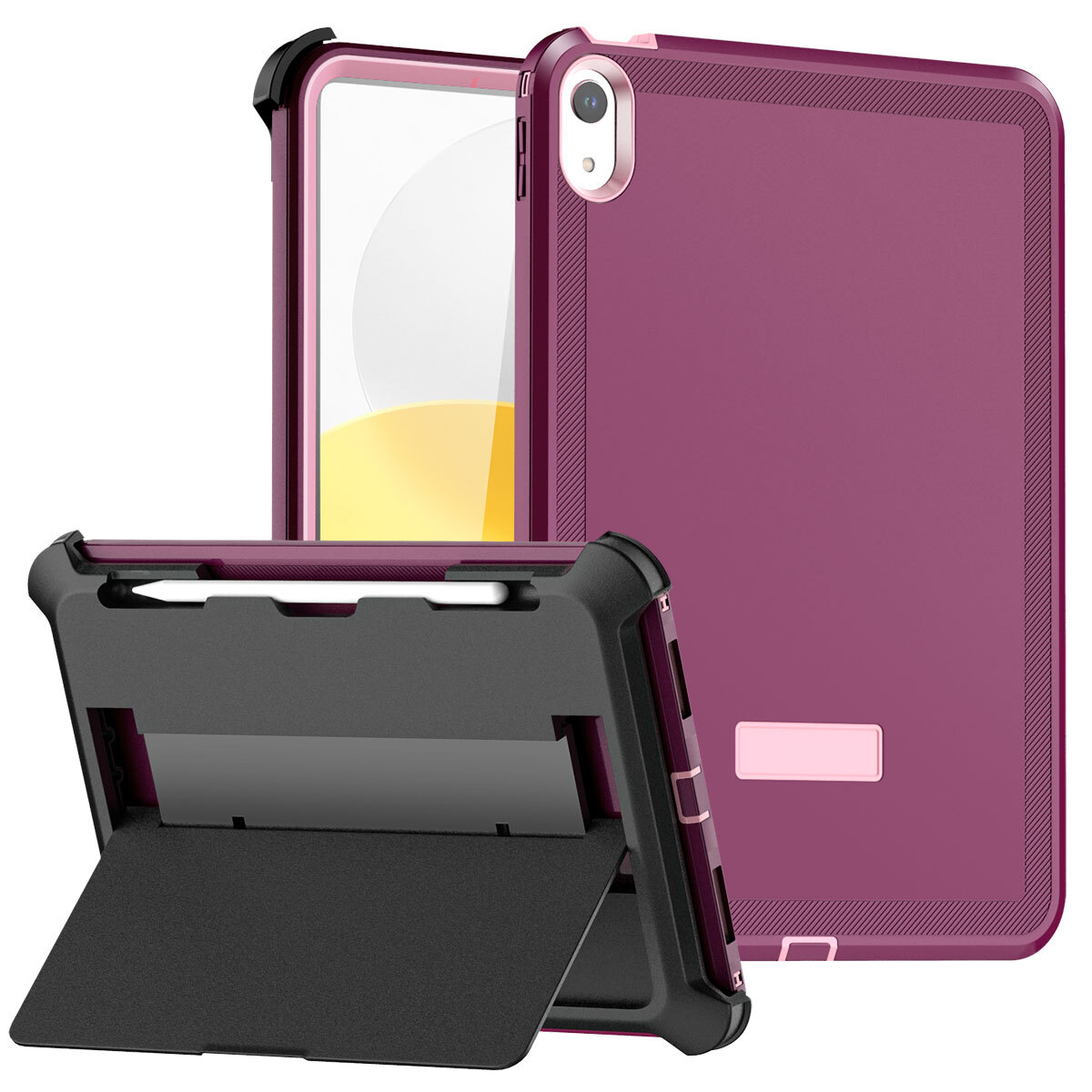 For Apple iPad A16 Case 11 inch 2025 Heavy Duty Shockproof Military Stand Cover