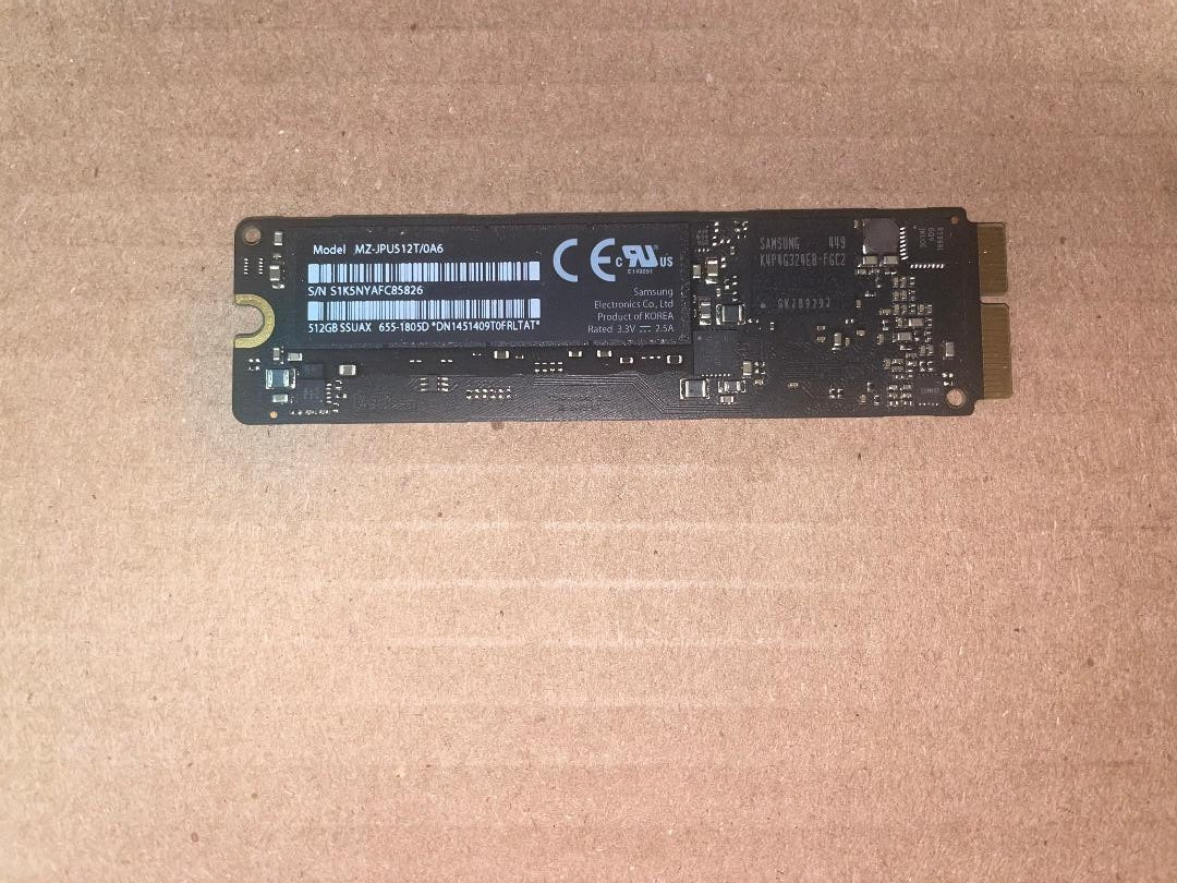 Apple Macbook Pro / Air (Late 2013 – Mid 2014) 512GB SSD Drive with Big Sur OS.