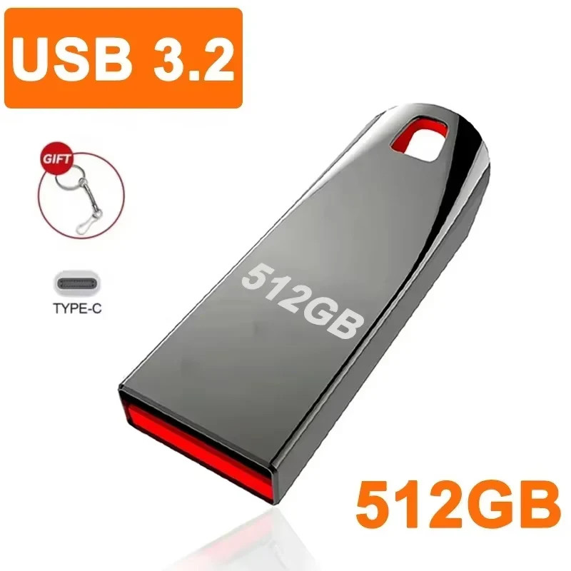 Plug and Play USB3.2 Flash Drive Storage Mini Pen Drive 450Mb/S Sleek Durable Da