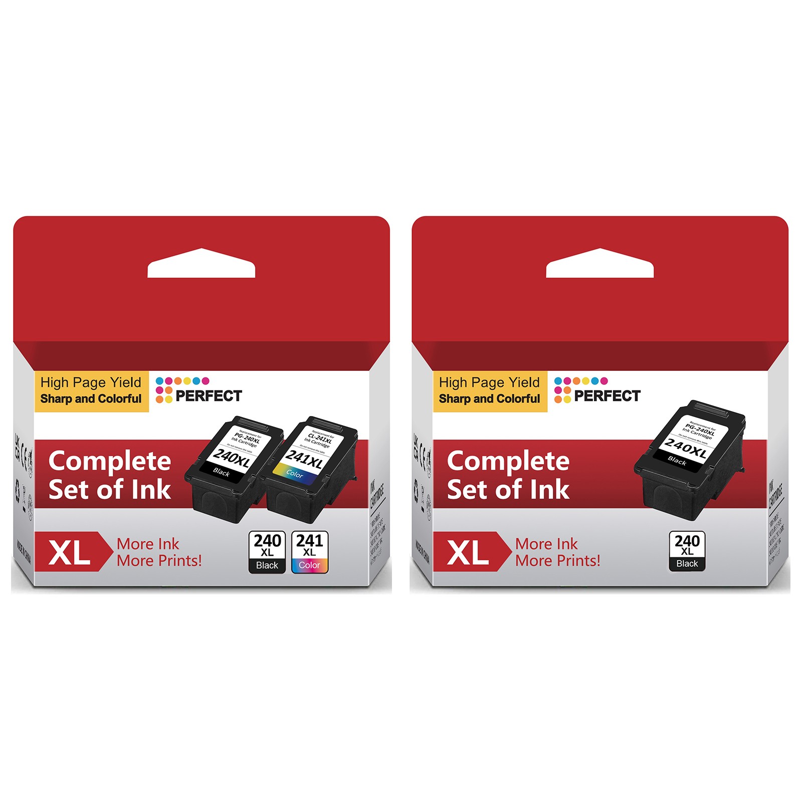 Ink Cartridge for Canon PG-240XL CL-241XL PIXMA MX392 MG3220 MG3520 MG3620 LOT