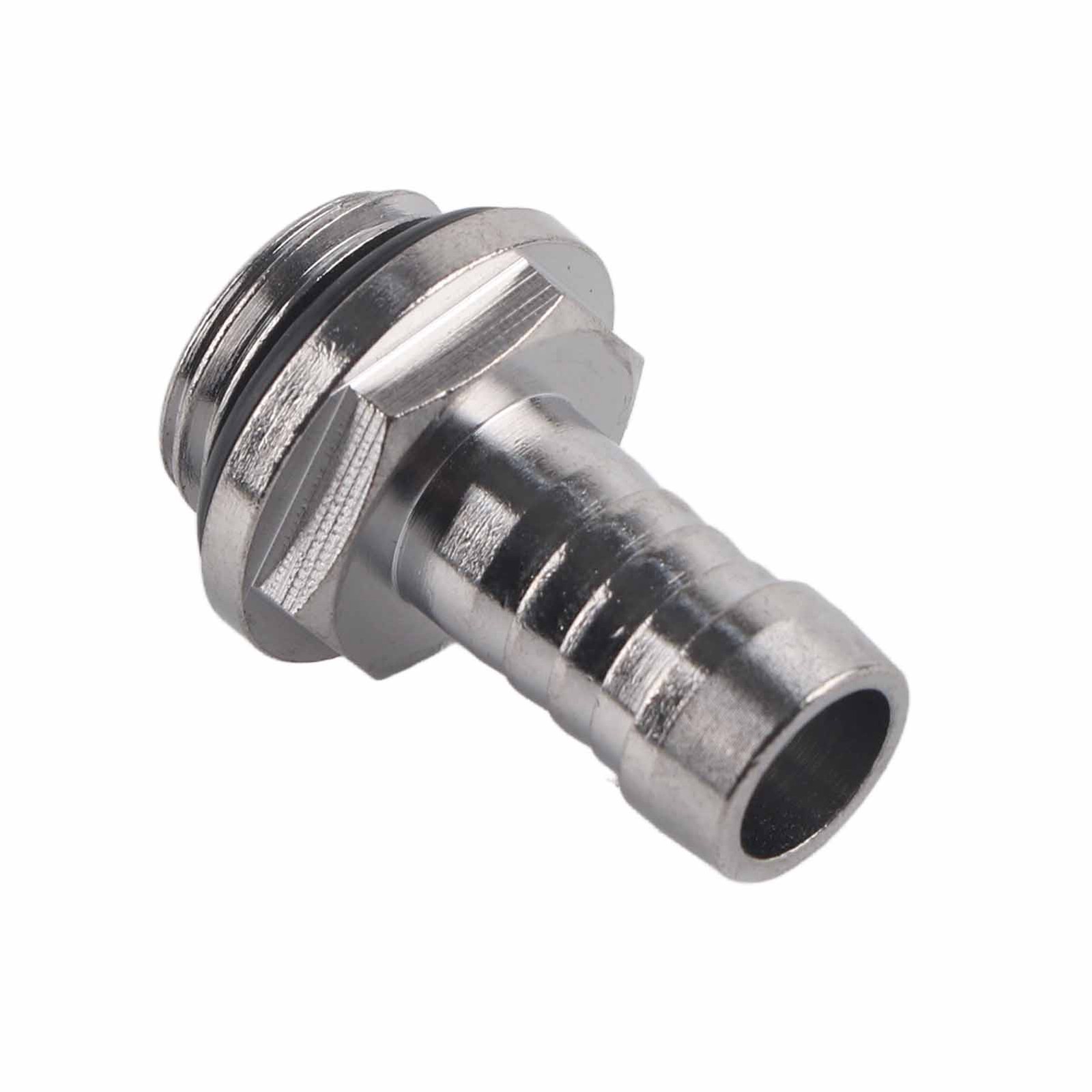 6 PCS PC Water Cooling TwoTouch Fitting G1/4 Thread Barb Connector For Tube