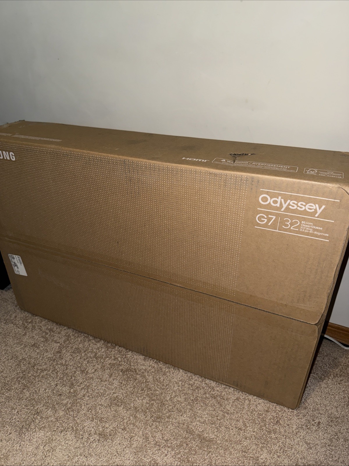 Samsung 32” Odyssey G7 (G70D) 4K UHD IPS 144Hz 1ms(GtG) Smart Gaming Monitor New
