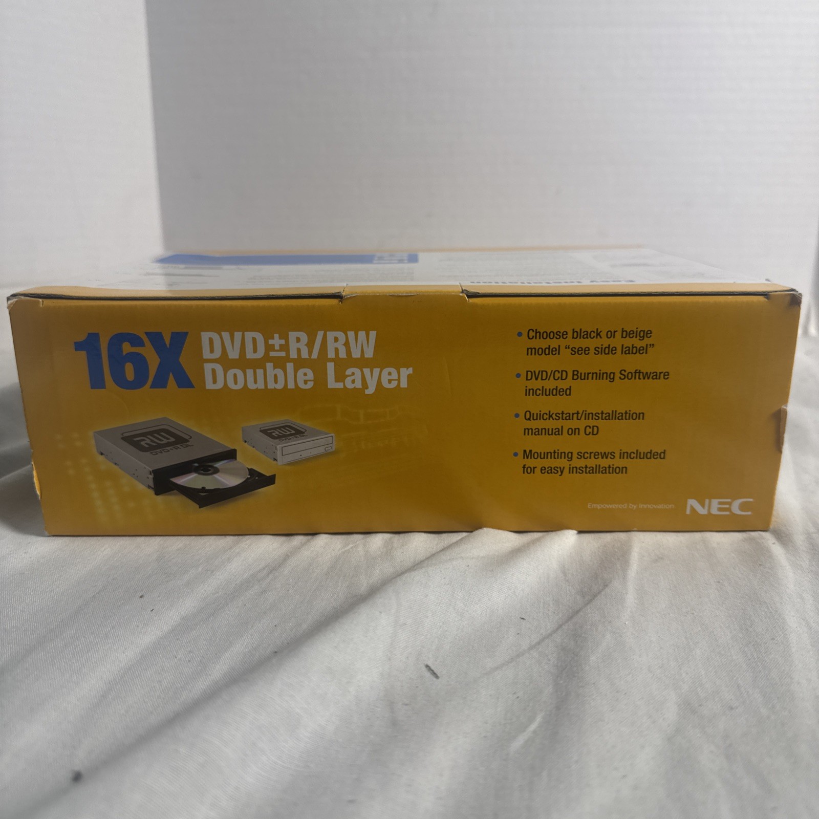 NEC 16X DVD + R/RW Double Layer 48X Cd-r, 48x Cd-rom, 24x Cd-rw NEW IN BOX