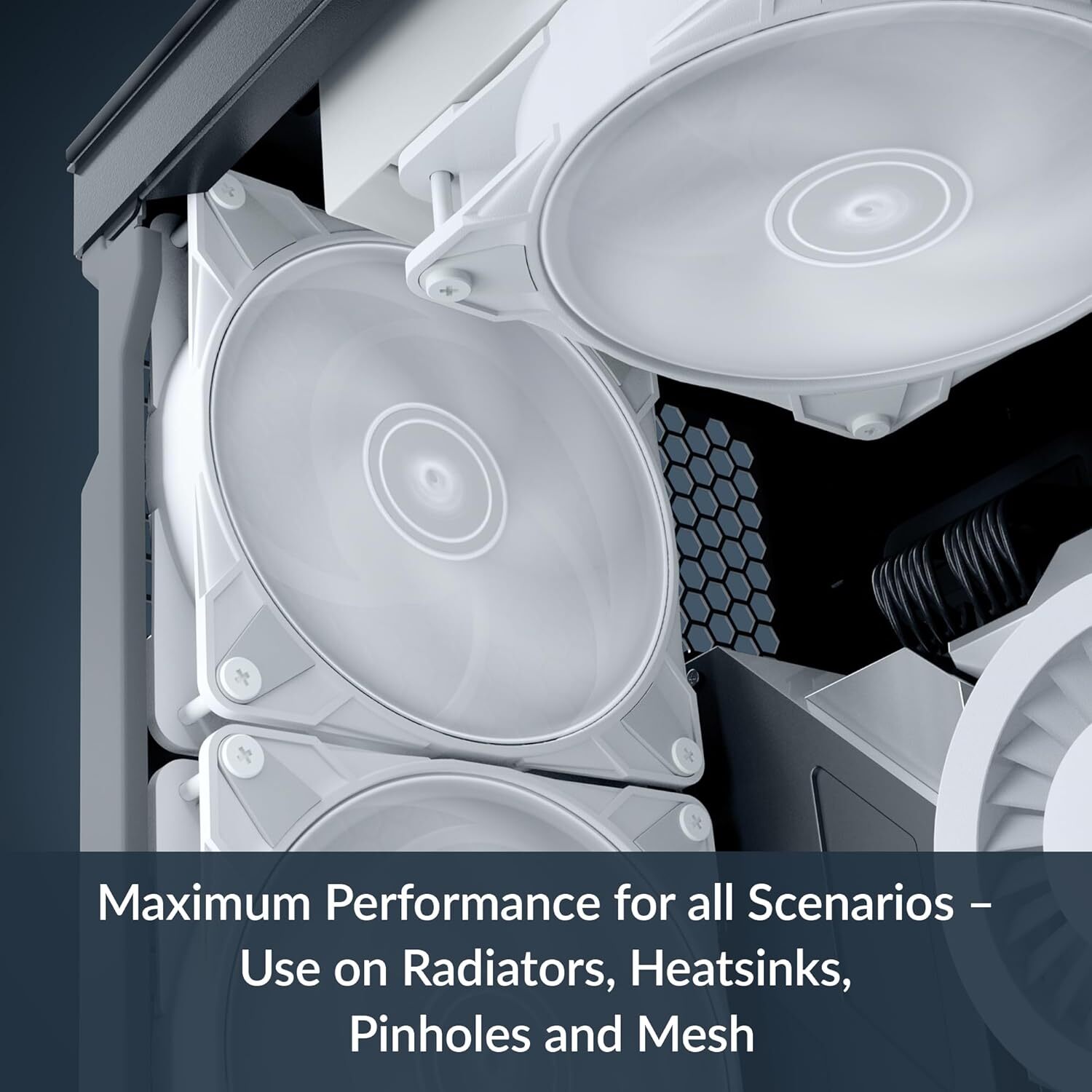 Arctic P14 Max 140mm Case Fan fluid dynamic bearing PWM (White) ACFAN00304A