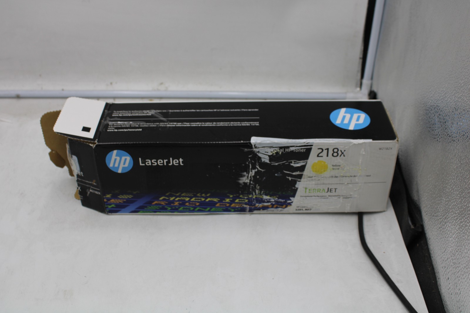 HP 218X High Yield Yellow Original LaserJet Toner Cartridge, NEW OPEN BOX