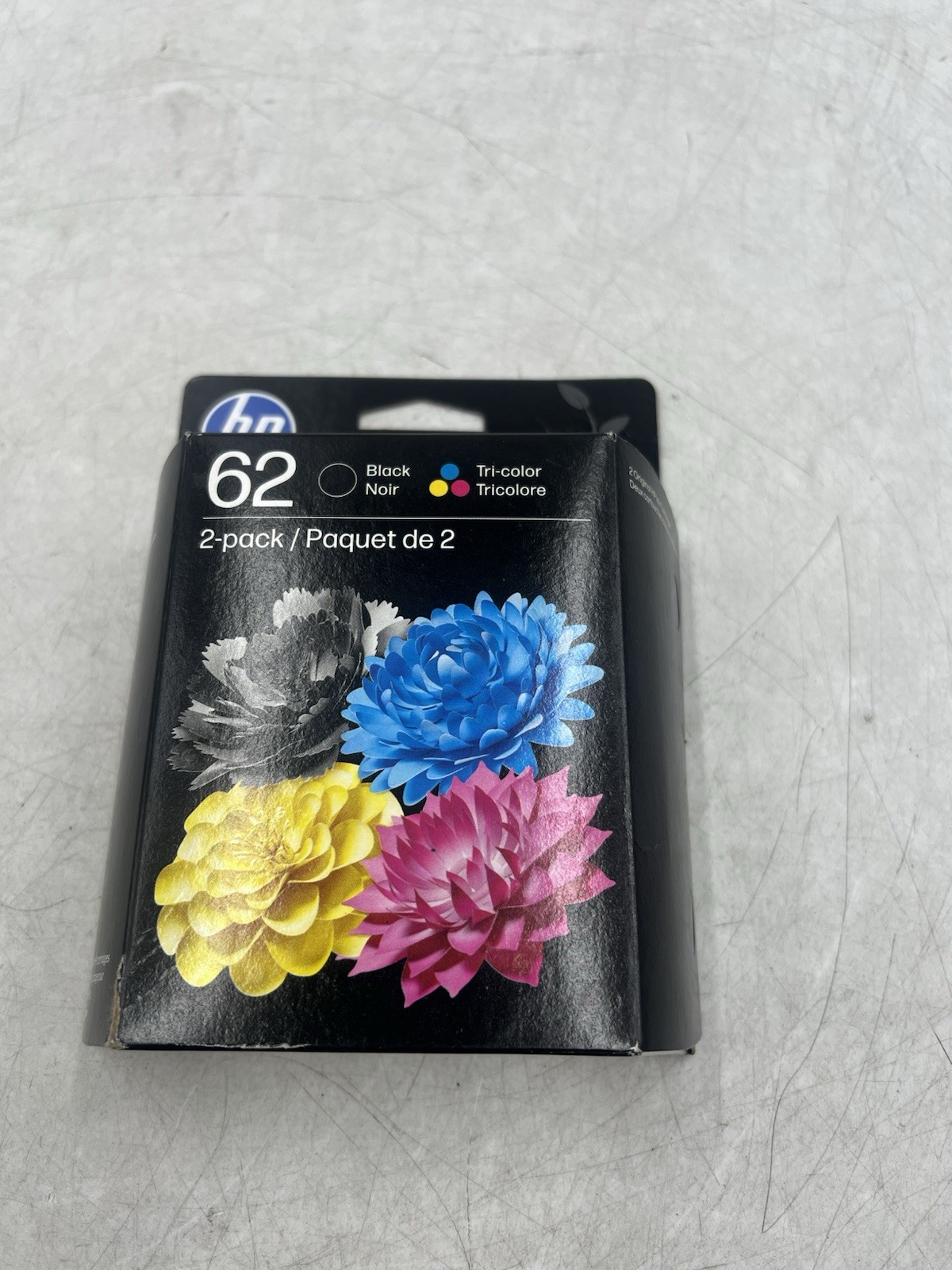 HP 62 Black And Tri-Color Ink Cartridges Exp 11/2027