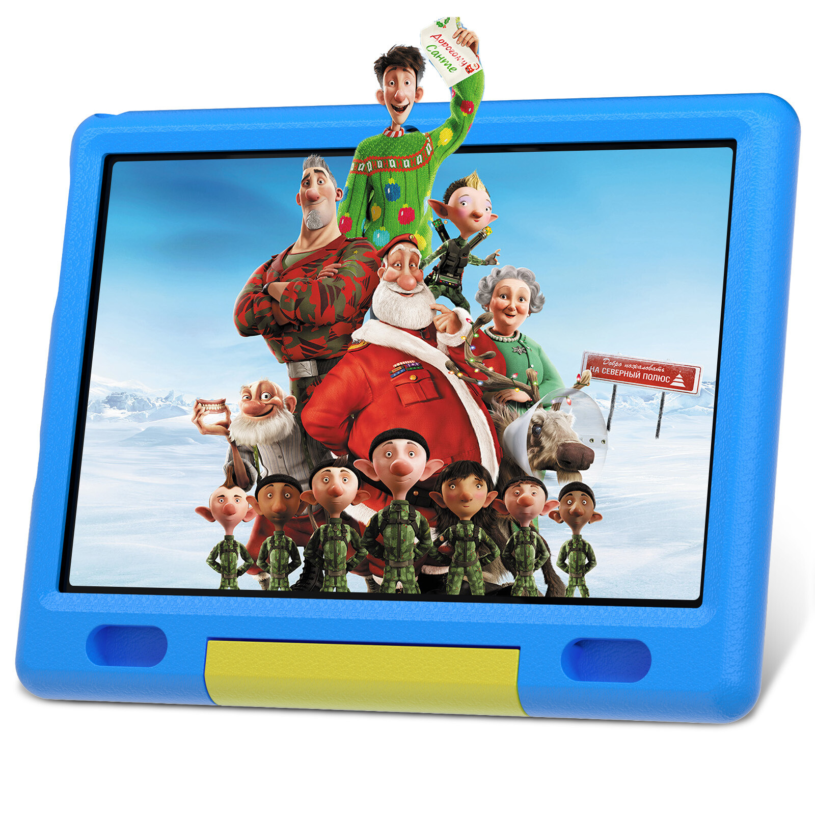 Anna Bell Kids Tablet 10in Android 13 Tablet for Kids 6(2+4) GB 64GB+Shockproof