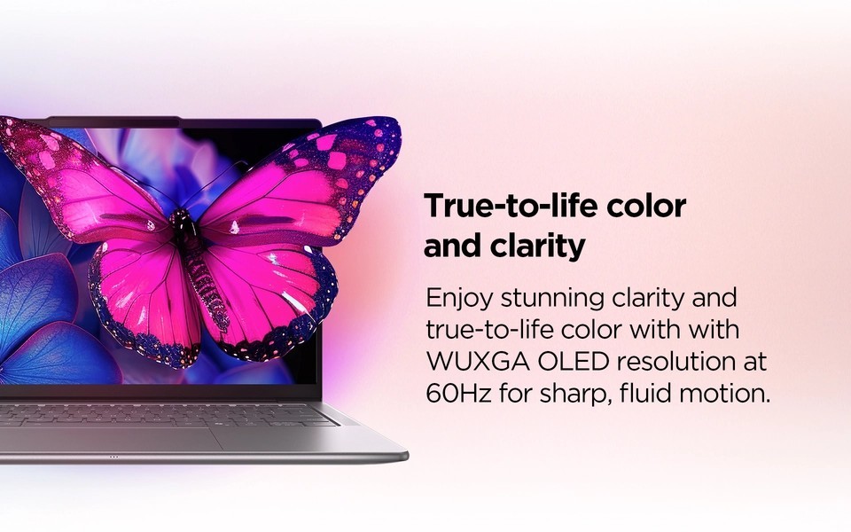 Lenovo Slim 7i 14″ OLED Touchscreen Aura Edition – Ultra 7 258V, 32 GB, 1TB SSD