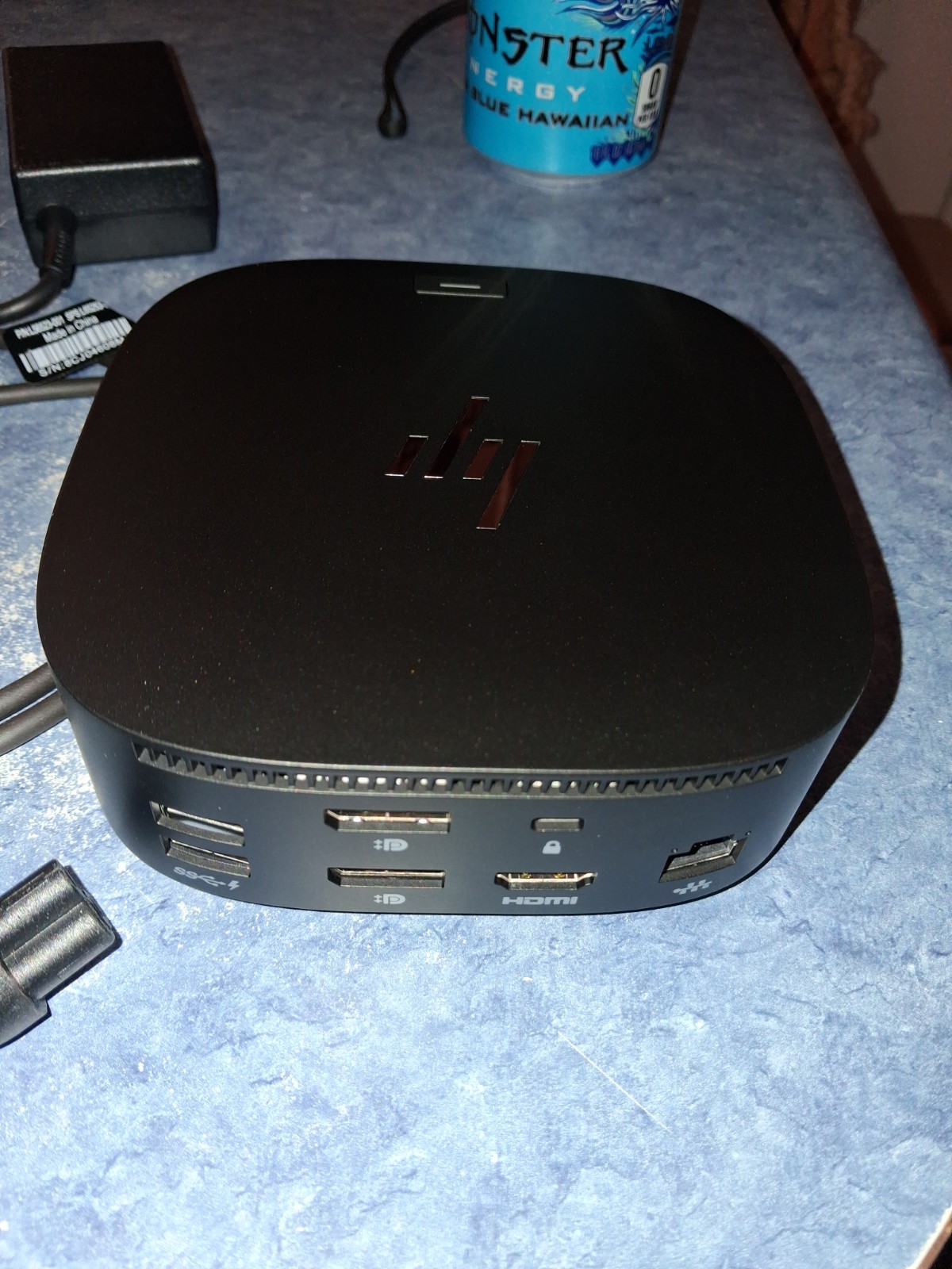 HP G5 USB-C Docking Station (5TW10UT#ABA) with OEM 120W Power Supply Works Great