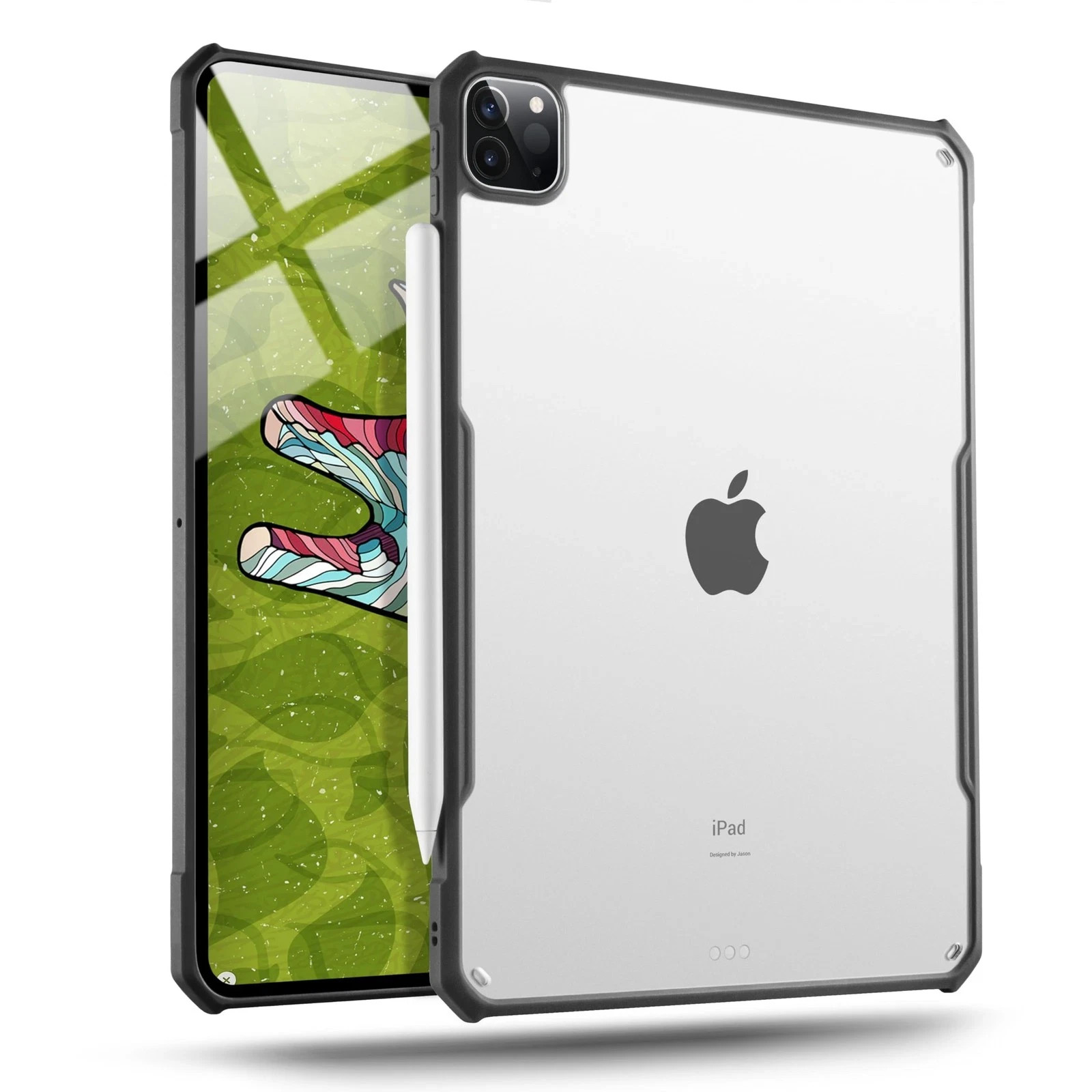 2022 TineeOwl Ultra Thin iPad Pro 12.9″ Case, 3rd-6th Gen, Apple Pencil Support
