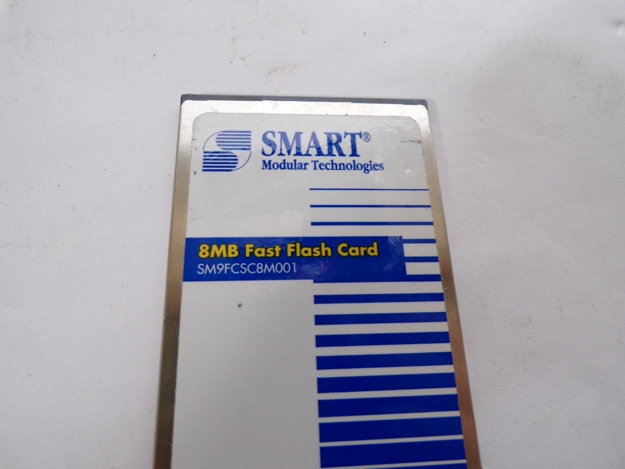 SMART 8MB Flash Memory Card PCMCIA Type II SM9FCSC8M001 Linear Flash (B2865)