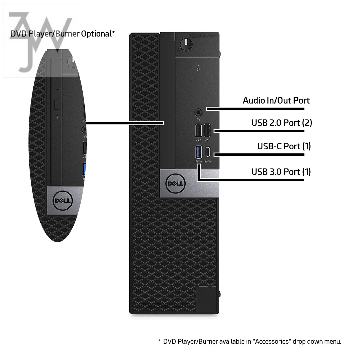 Dell Desktop Computer PC i7 up to 64GB RAM 4TB SSD 24″ LCD Windows 11 or 10 WIFI