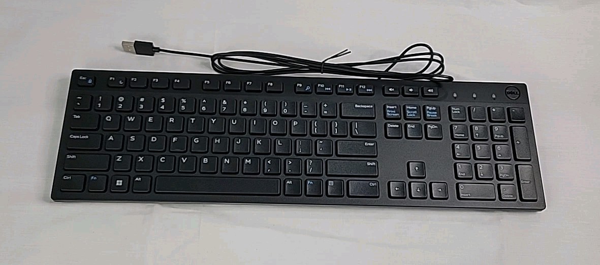 17 pack Dell KB216-BK-US Slim USB Wired Keyboard Black