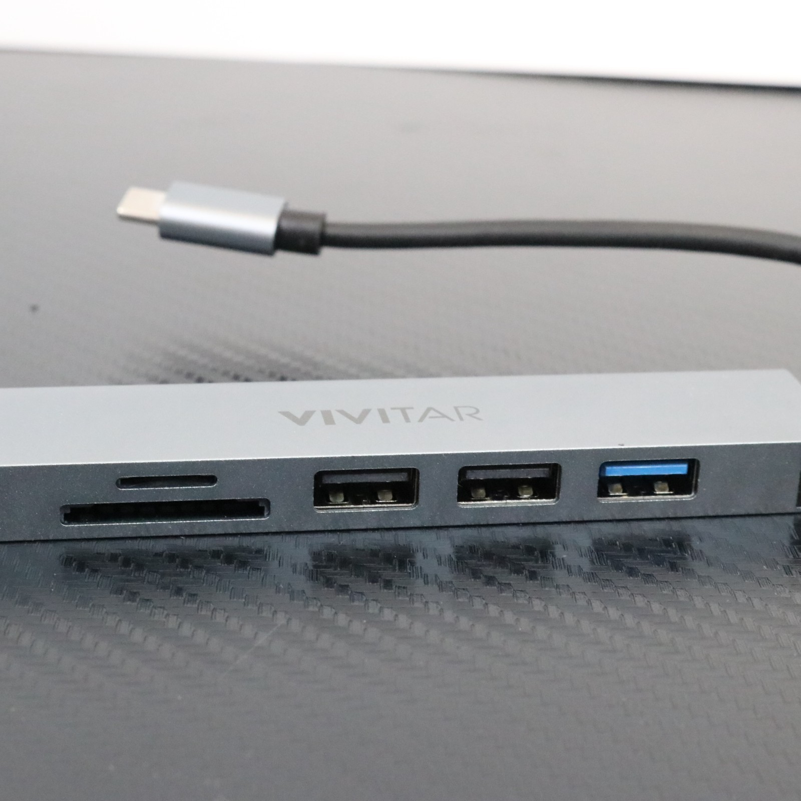VIVITAR 6 in 1 USB Type C Hub – 4K HDMI 1x USB 3.0 2x USB 2.0 SD/SDHC, Micro SD