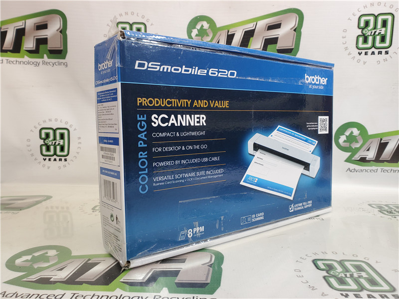 Brother DSmobile 620 Mobile Scanner 600x600dpi USB Portable Used Excellent