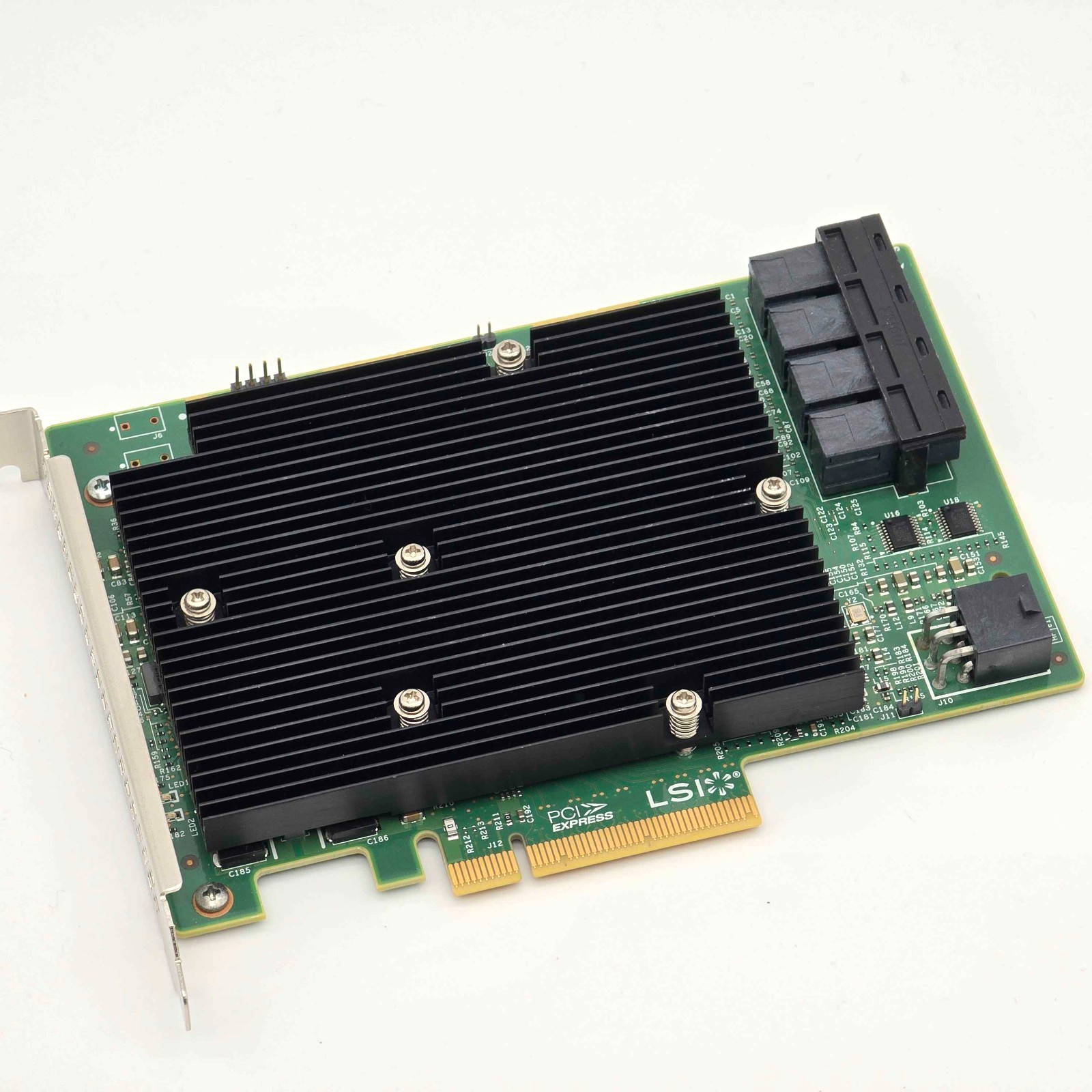 LSI 9300-16i SAS HBA 80/90/92mm Noctua Fan Mount Cooling Shroud Cooler Kit