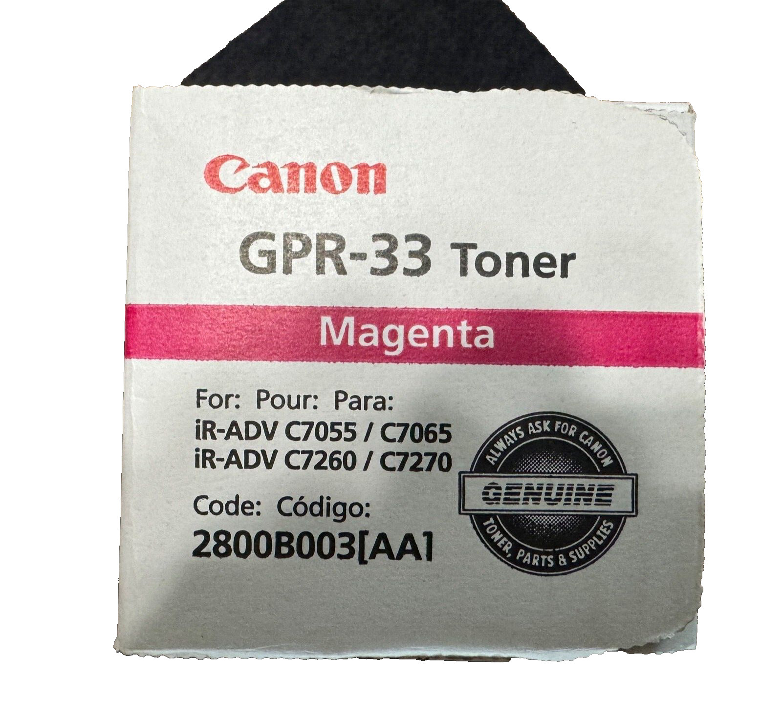 Canon GPR-33 magenta Brand New Sealed Box
