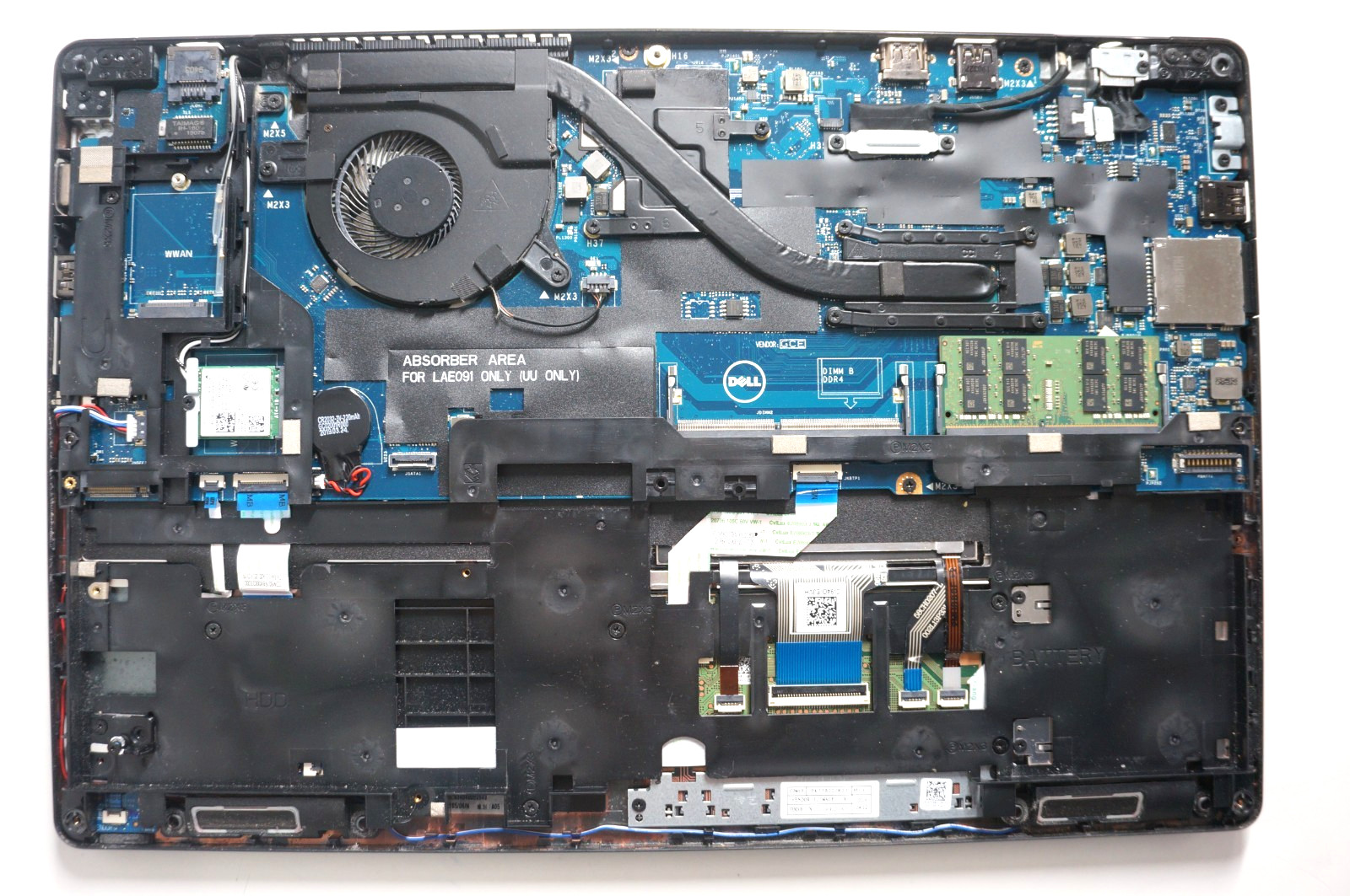 Dell Latitude 5590 Intel Core i7-8650U @1.90GHz 16GB RAM -No HD/No OS/No Battery