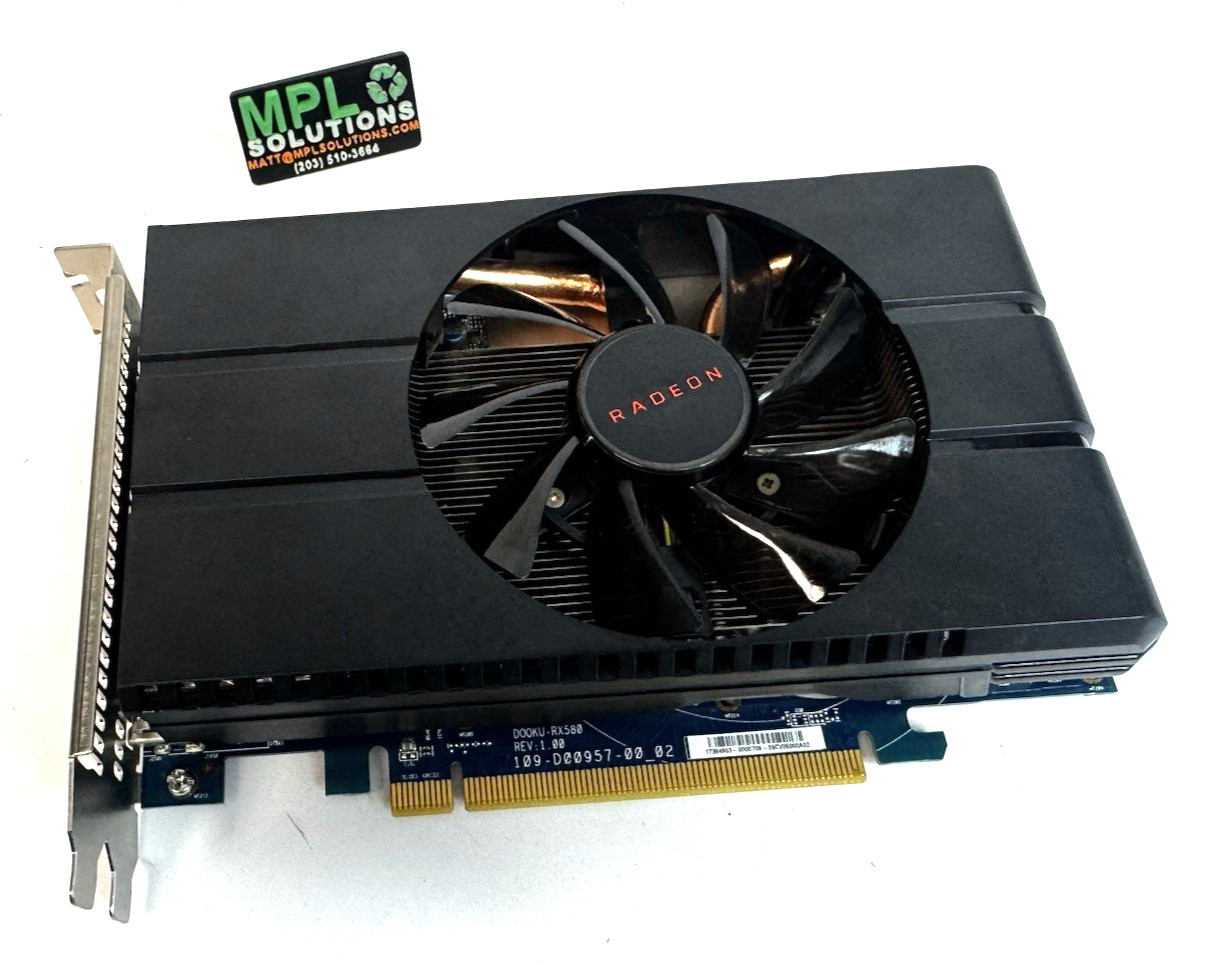 HP AMD RX 580 4GB GDDR5 PCI-Express 3.0 1 x HDMI 3 x DP Graphics Card 931738-001