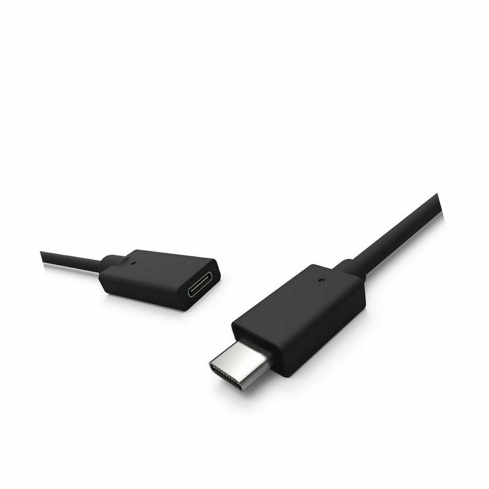 1/3/6 Feet Type C USB 3.1 Male to USB-C Female Extension Data Cable Cord Black