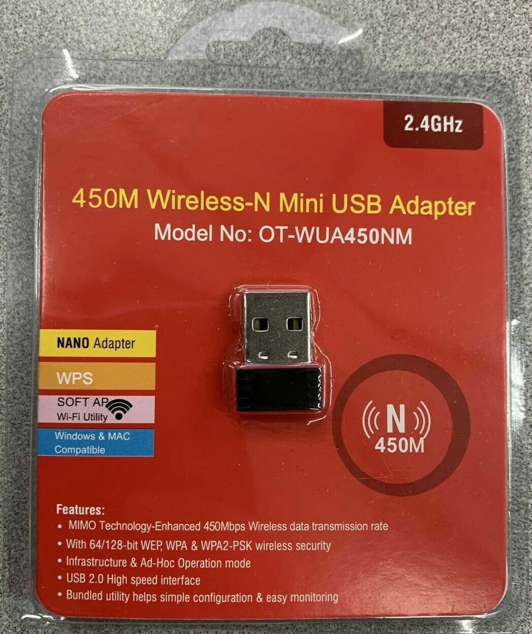 N 300Mbps Mini Wireless USB Wifi Adapter LAN Antenna Network 802.11n/g/b Nano