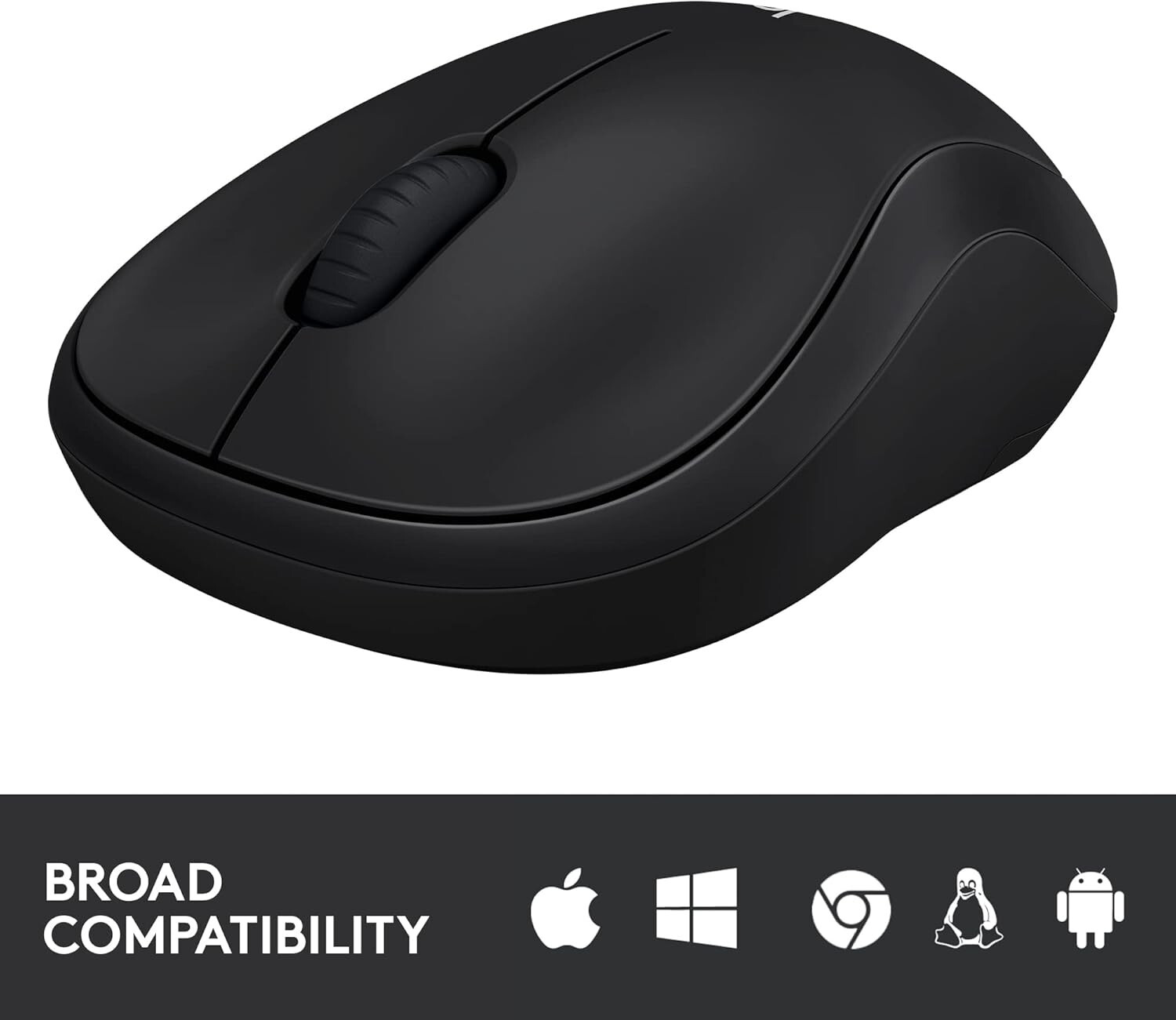 Logitech M185 Wireless Mouse Black 910-003888 USB Nano Receiver 2.4GHz New USA