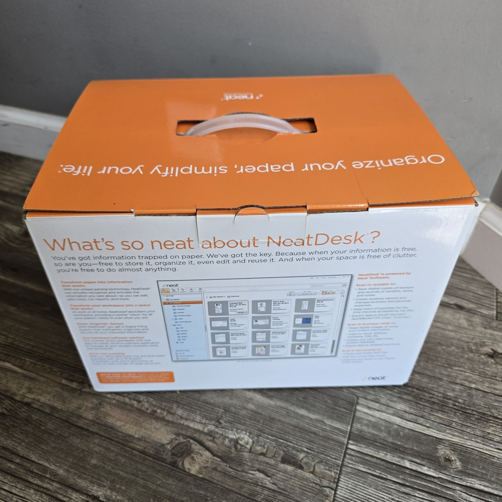 The Neat Company NeatDesk Desktop Scanner and Digital Filing System Home Office