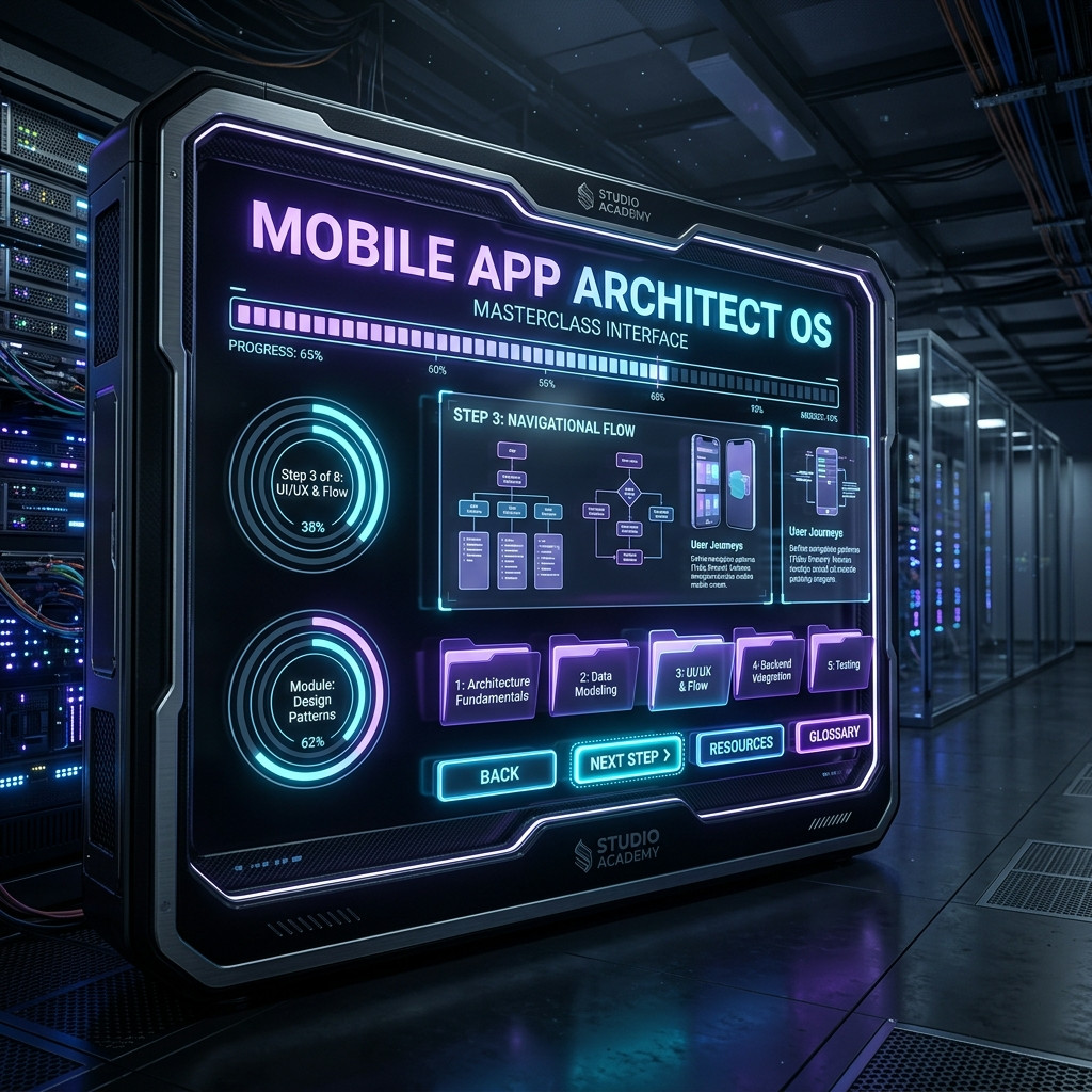 Mobile App Architect OS | AI iOS Android Blueprint (No Code App building)