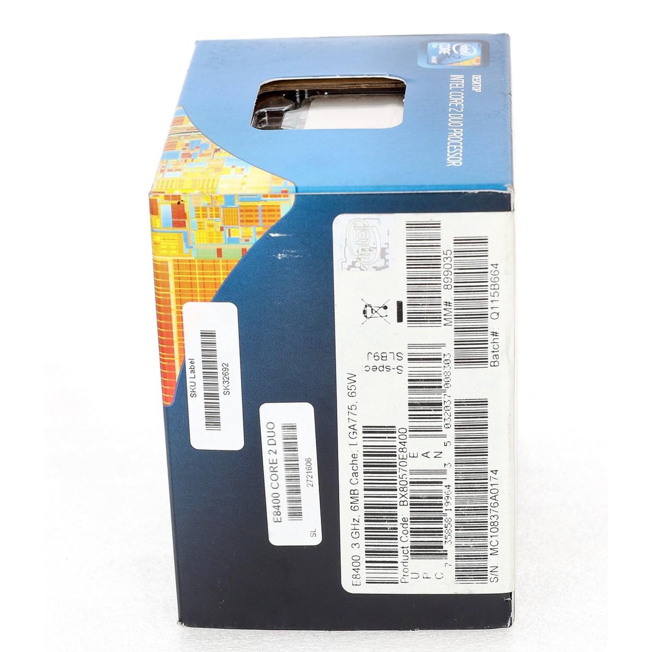 Intel E8400 CORE 2 DUO 3.0GHz 65W Dual Core Desktop CPU Processor