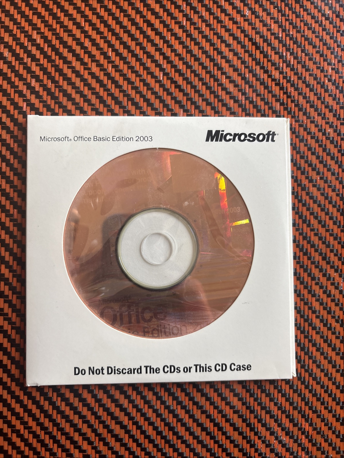 Microsoft Office Basic Edition 2003 NOT FOR WINDOWS 10 OR 11 CHECK COMPATIBILITY