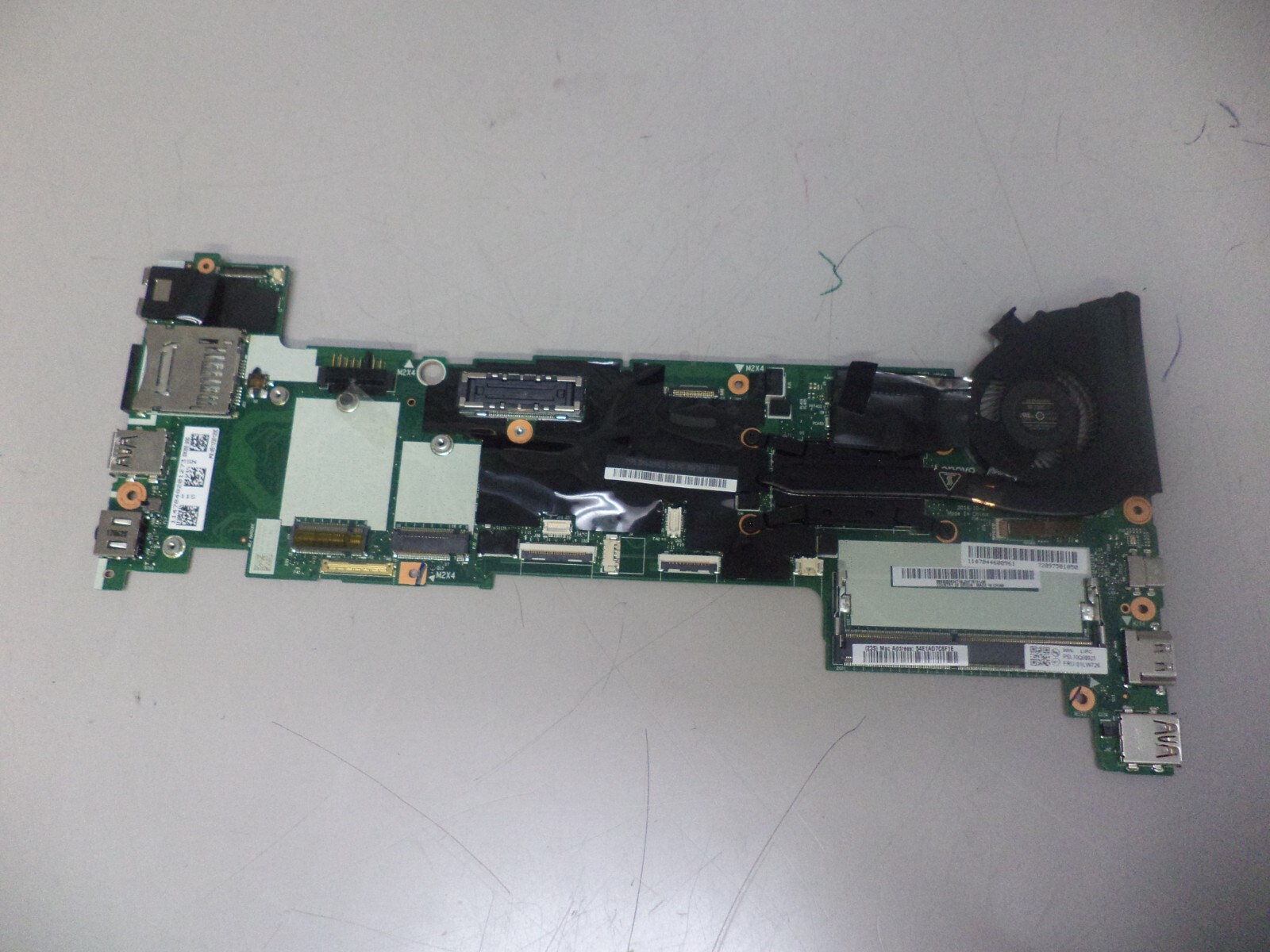 Lenovo ThinkPad x270 Motherboard 01LW726 w/ i5-6500U 2.5GHz CPU + Fan