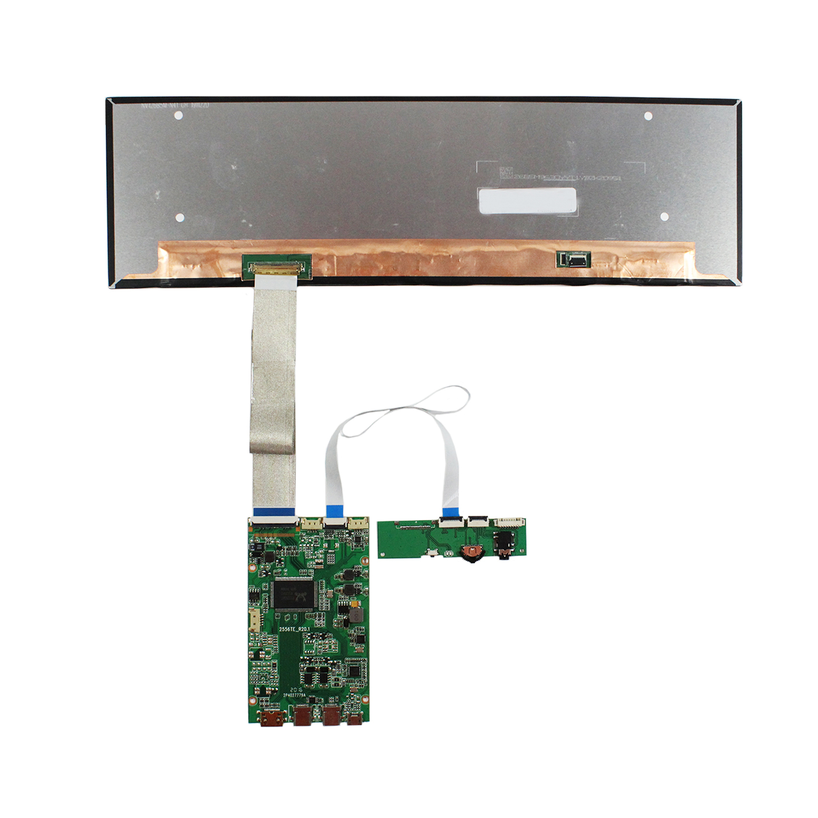Type C HD MI LCD Controller Board 12.6 in NV126B5M-N41 1920X515 IPS LCD Screen