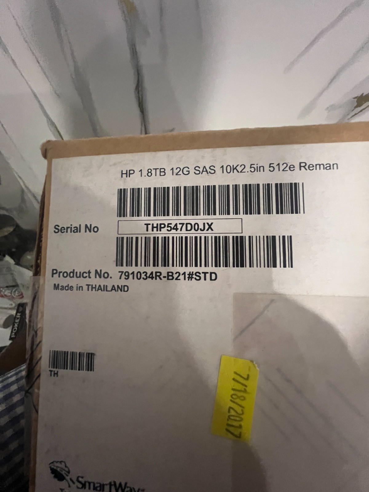 HP 1.8TB,Internal,10000 RPM,2.5 inch (791034-B21) Hard Drive