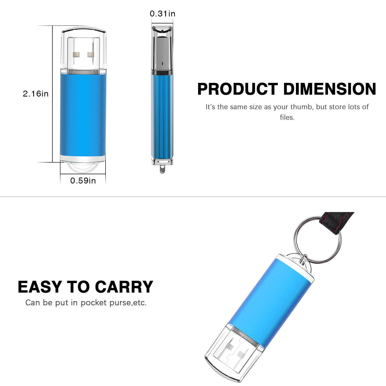 Lot 10pcs Metal Rectangle USB 2.0 Flash Drive Memory Stick 2GB 4GB 8GB 16GB 32GB