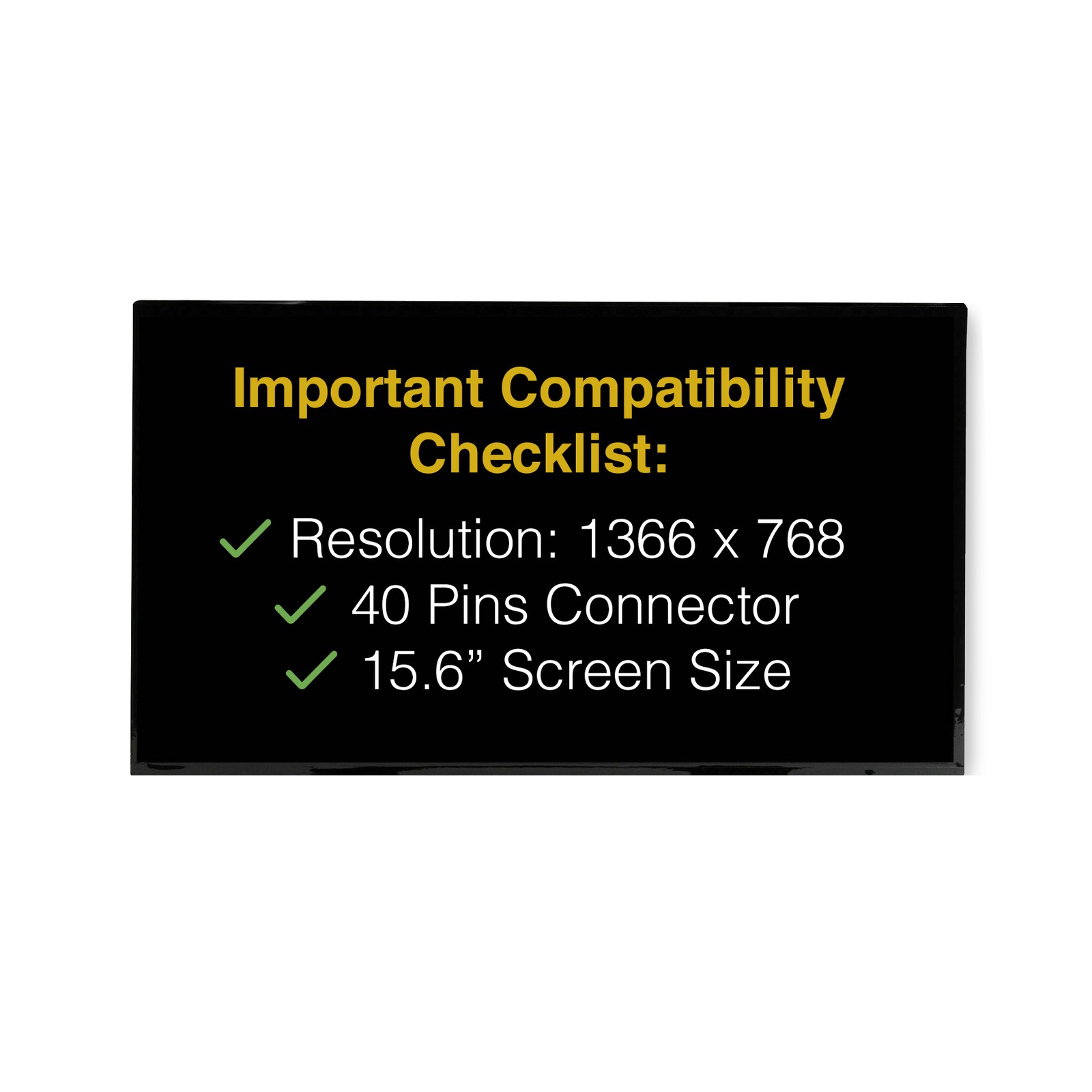 Lenovo THINKPAD EDGE E545 40 Pins Screen Replacement LCD LED Display With Tools