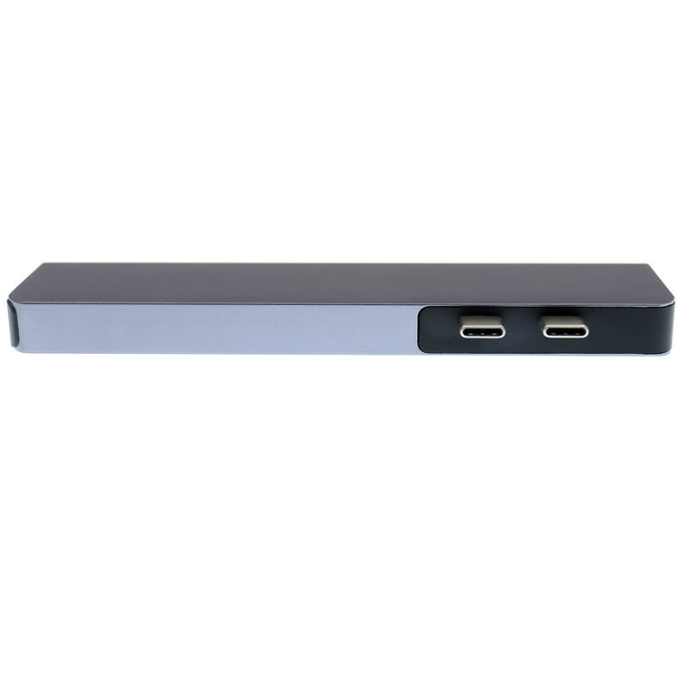 For Macbook Pro 7 in 1 Hub Type C USB 3.1 to USB-C 4K HDMI USB 3.0 Adapter Dock