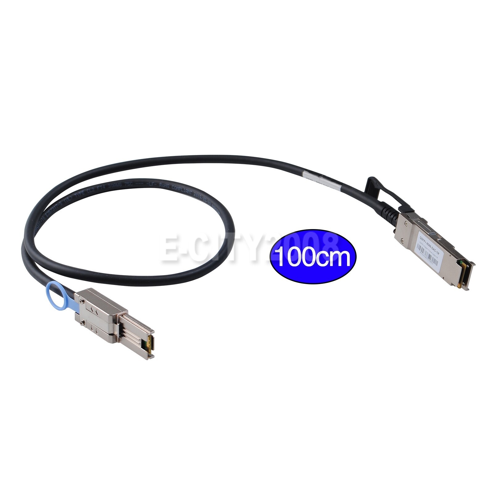 Mini SAS Cable QSFP sff8436 to sff8088 HD SAS Cable For NetApp DS2246 1M