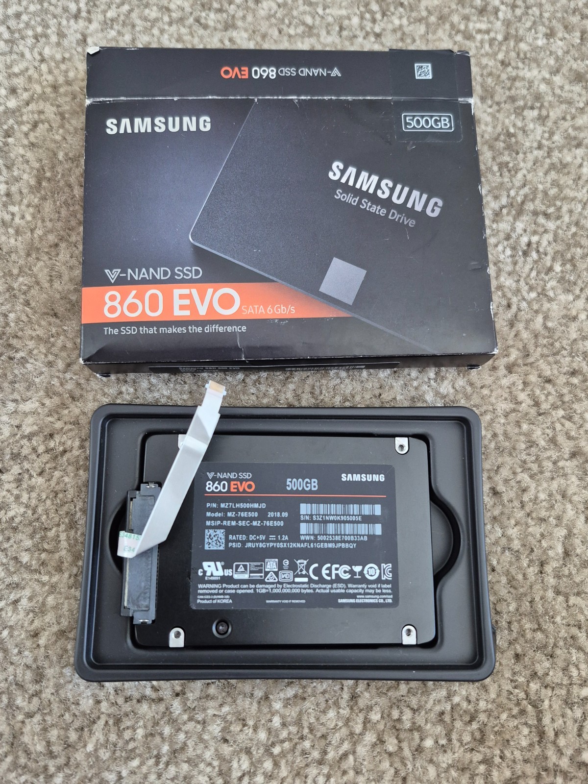 MZ76E500 hard drive Samsung Nand SSS Evo 8 500gb 2018 laptop parts