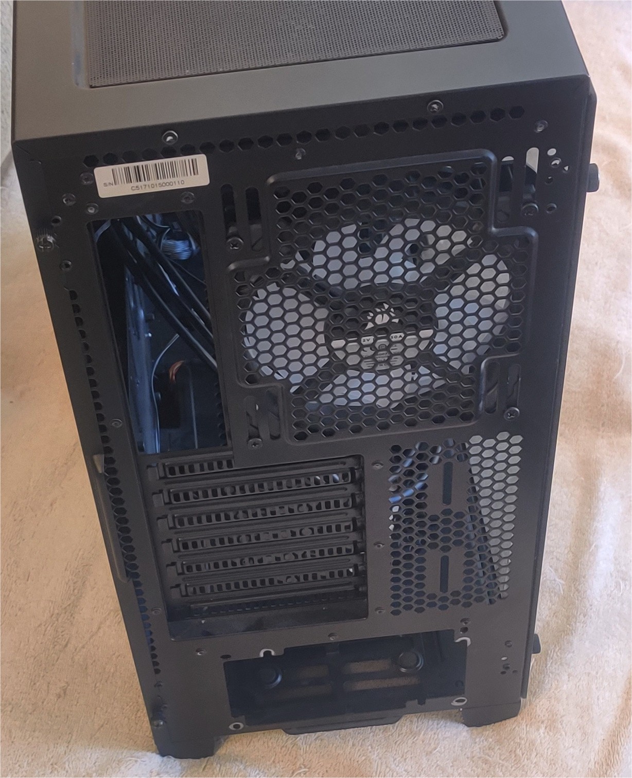 Phanteks Enthoo ProM Black Tempered Glass Edition Mid-Tower w/ Corsair Case Fans