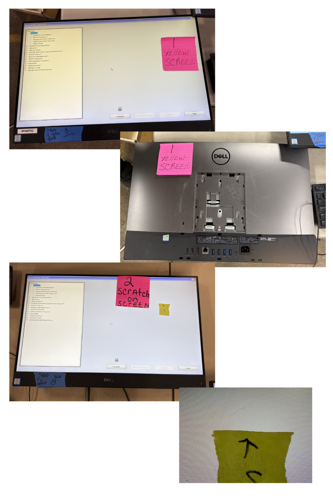 Lot of 27 Dell Optiplex 7460/70/80/90 AIO 8GB RAM i5 8th, 9th, 10th Gen No HDD