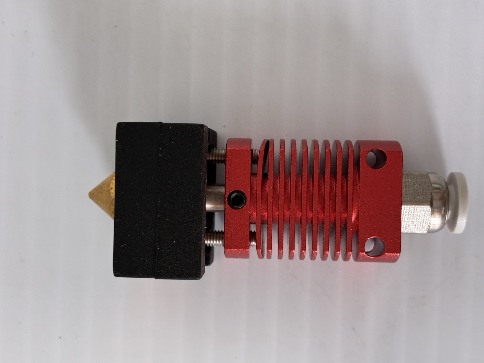3D Printer Extruder Hot End Kit Aluminum Heatsink, Brass Nozzle & Silicone sock