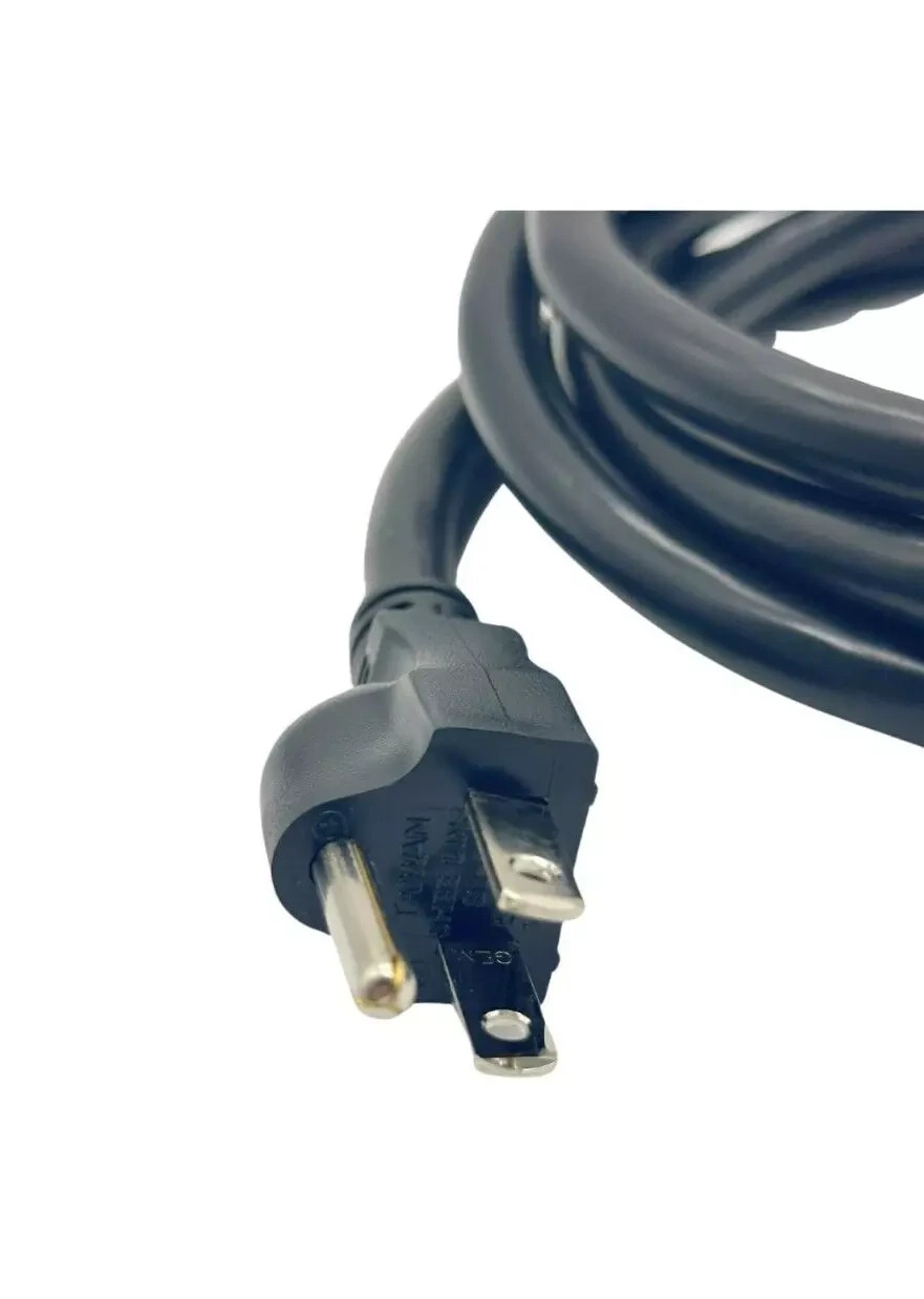 Power Cord Cable 3 Prong Universal Standard 5ft PC Computer HDTV Monitor
