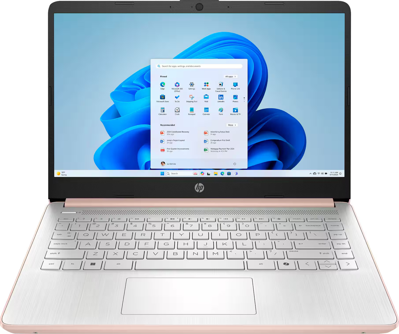 HP 14″ Laptop Intel Processor N150 (Beat i3) 4GB RAM 128GB UFS 1-Year Office 365