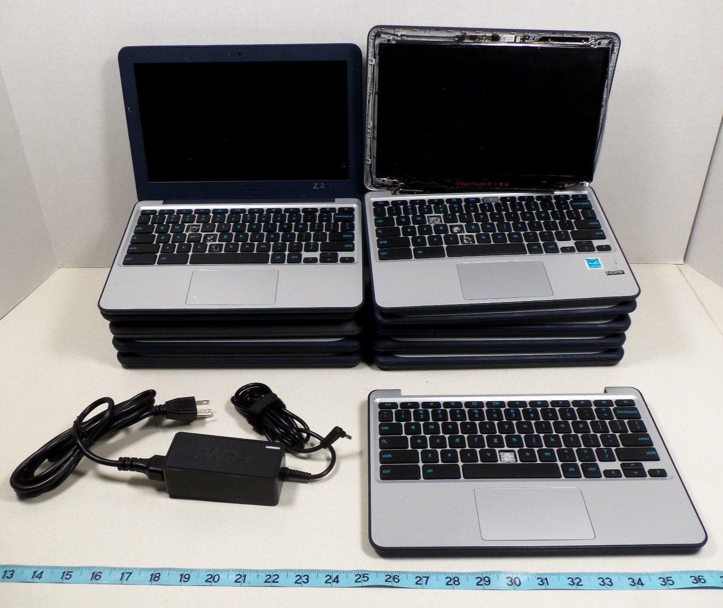 Lot of Asus Chromebook Laptop Computers 11.6″ 16GB 4GB RAM C202S PARTS AS13