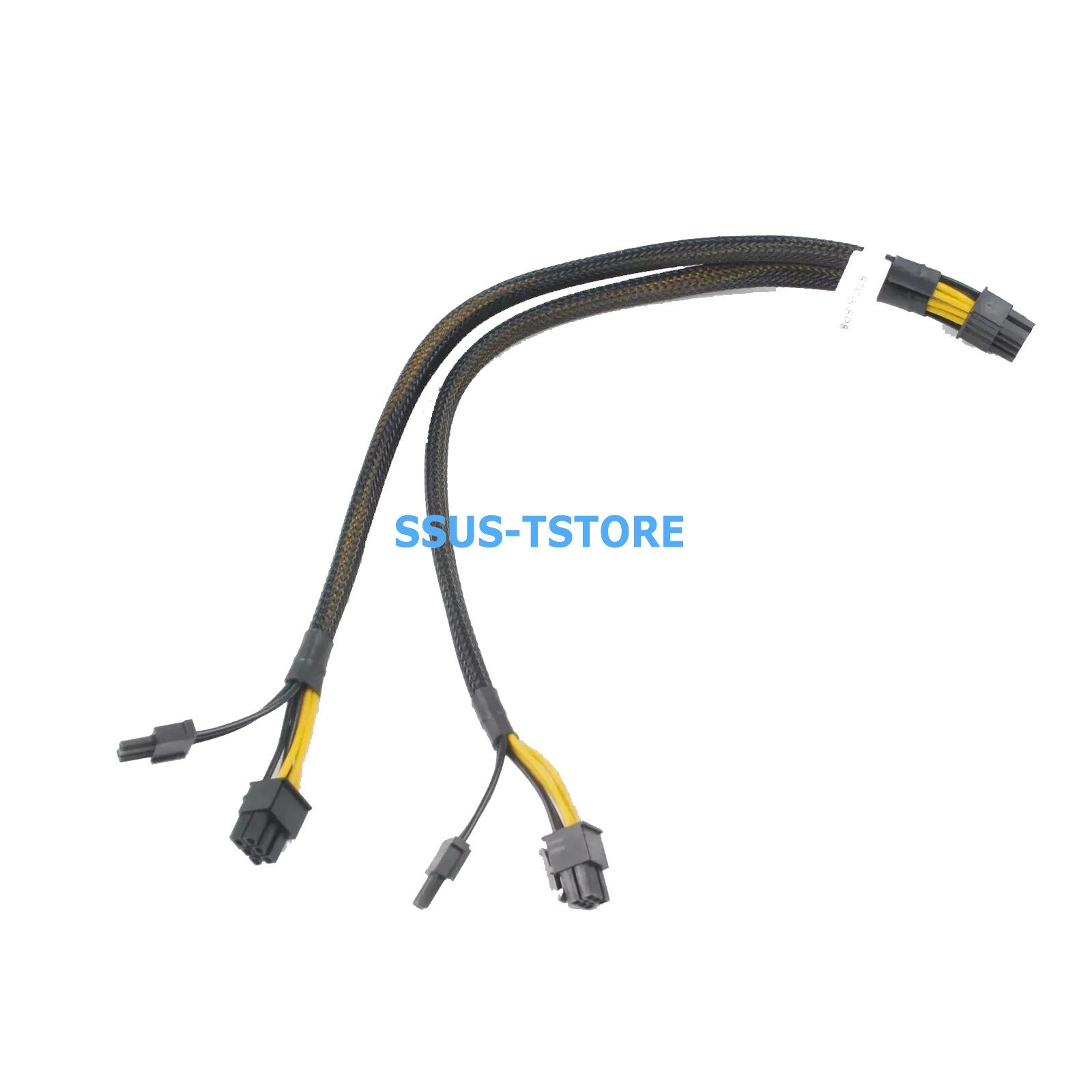 8pin to dual 8pin(6+2) PCI-E GPU Power Adapter Cable for Dell R720 R730 35cm