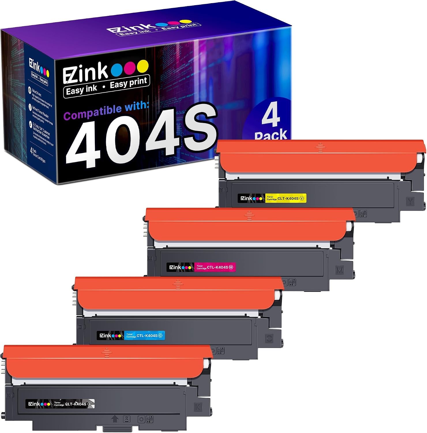 E-Z Ink 404S Toner Cartridge Replacements for Samsung SL Series Printers