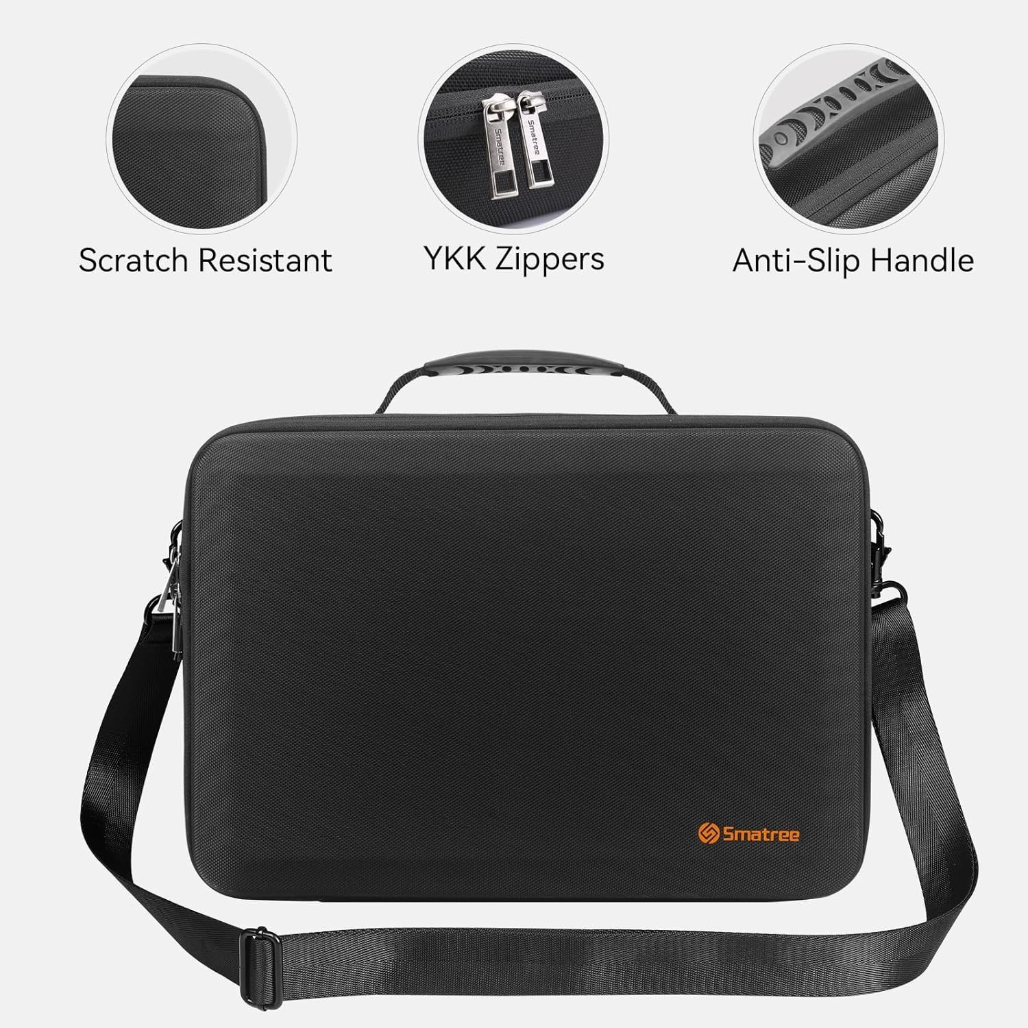 Water-Resistant 2-in-1 Laptop Case & Stand for 15.6” ASUS Models, Heavy Duty