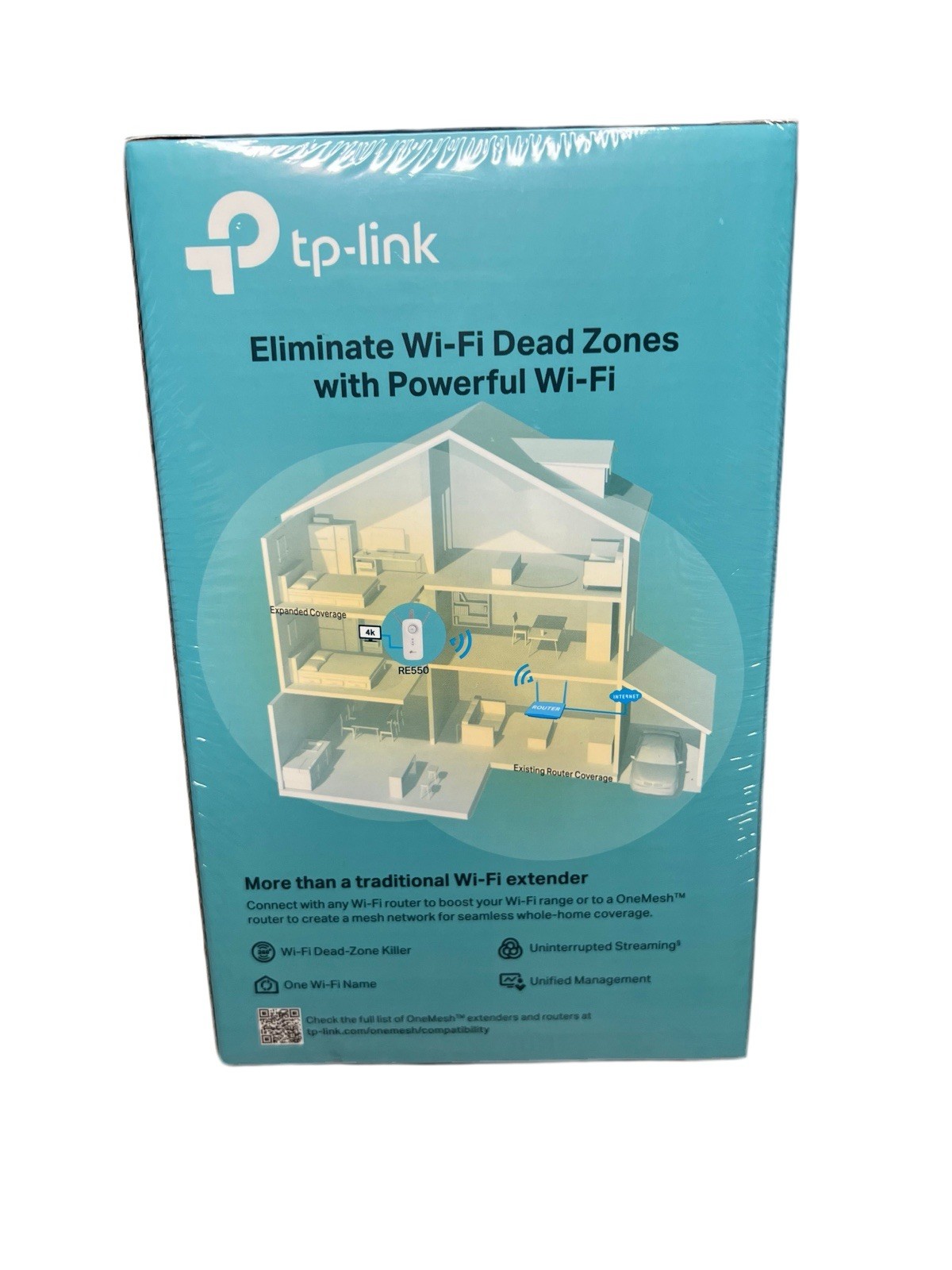 TP-Link Dual Band Wi-Fi Range Extender with Gigabit Ethernet Port AC1900