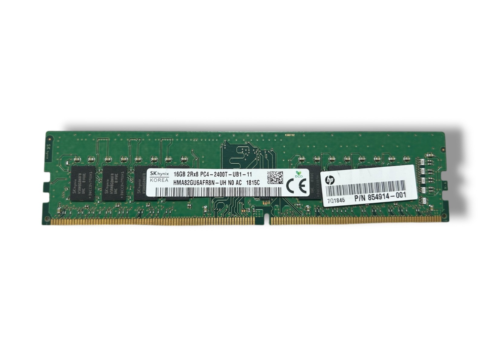 SK Hynix 16GB 2Rx8 DDR4 PC4-2400T Desktop Memory RAM P/N: HMA82GU6AFR8N-UH