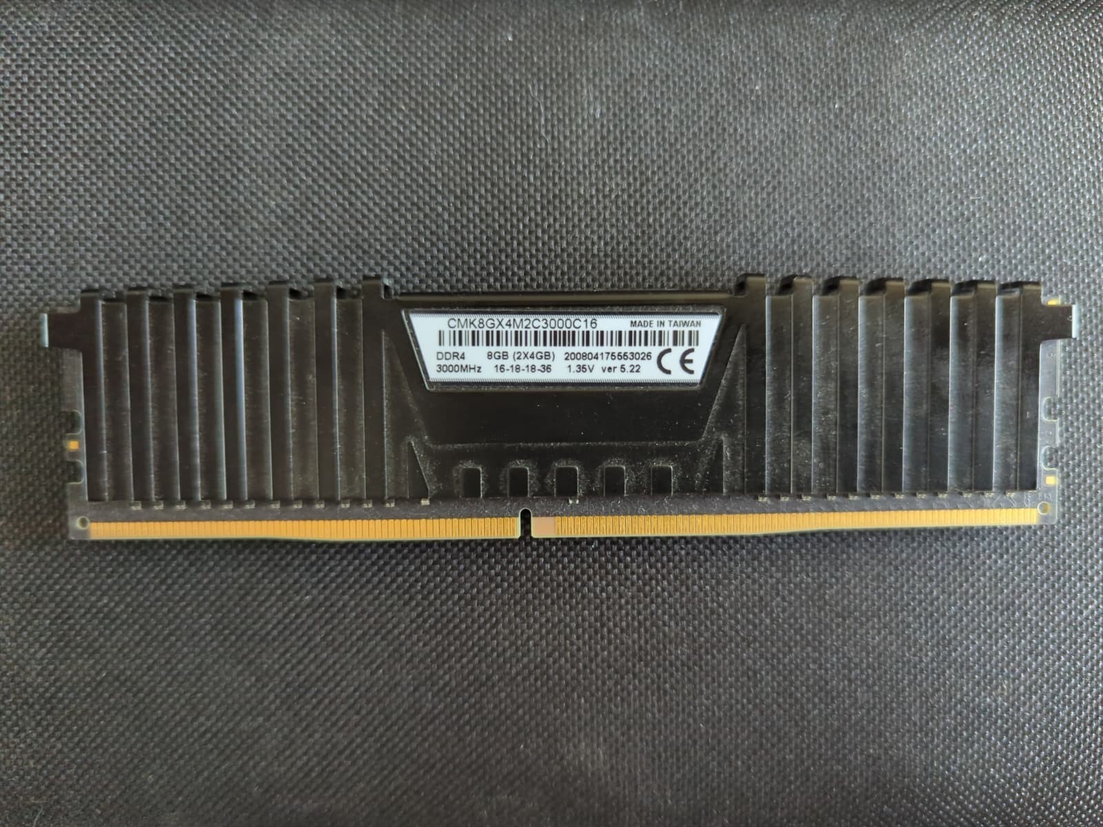 Corsair Vengeance LPX 8GB (2 X 4GB) DDR4 3000 (PC4-24000) C16 Desktop Memory